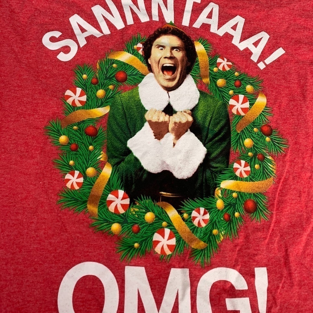 elf Holiday Shirt Kids XL